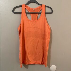 lululemon athletica Vibrant Orange Tank Top